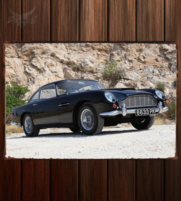 Металлическая табличка Aston Martin DB4 Vantage (V)